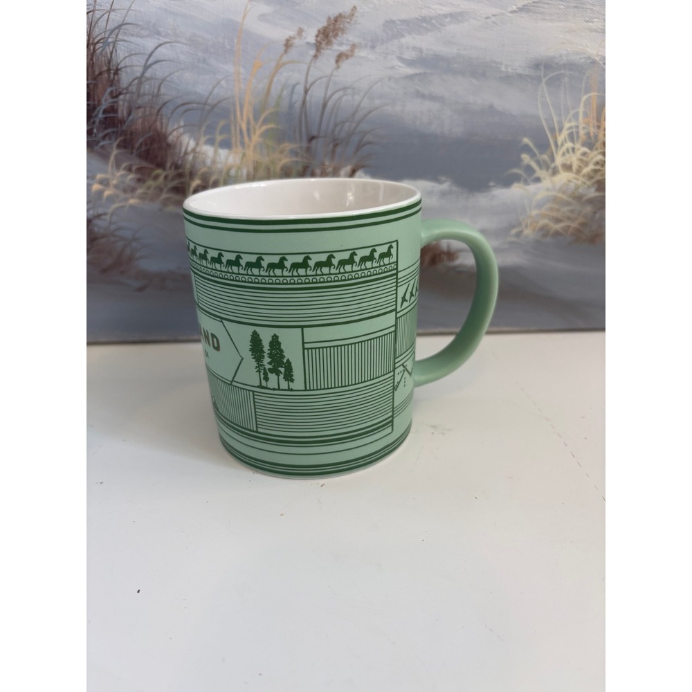 Peet's Coffee Portland Oregon Souvenir Mug Sage Green 12oz Ceramic Cup PNW - Picture 5 of 7